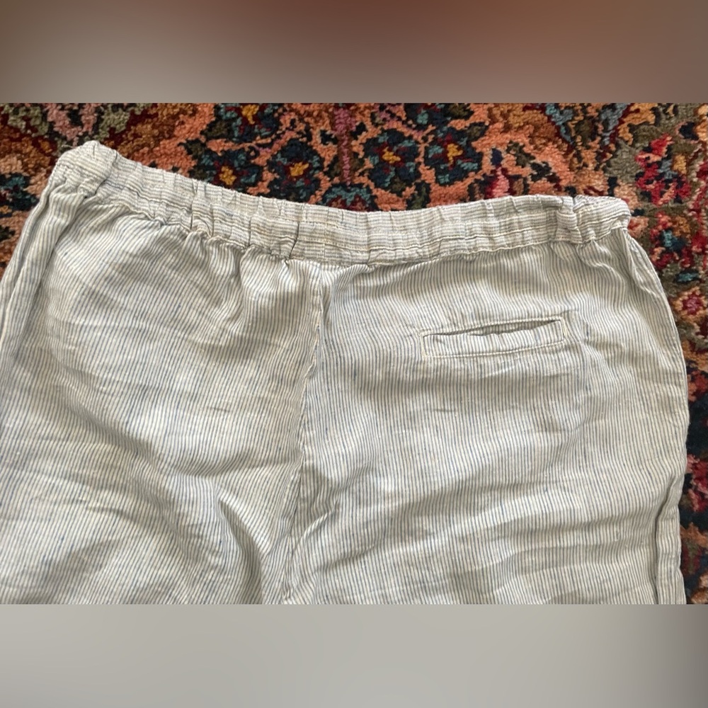 Poetry pinstripe linen pants size 8 - Picture 4 of 7